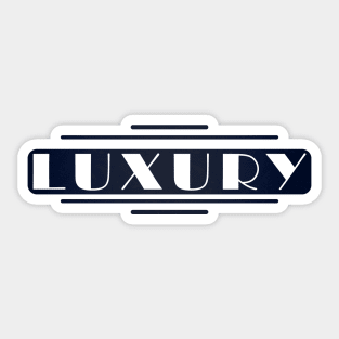 LUXURY TEXT Sticker